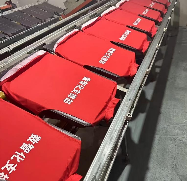 Logo printing production on garments