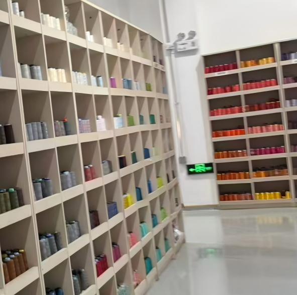 Colour thread library for custom embroidery